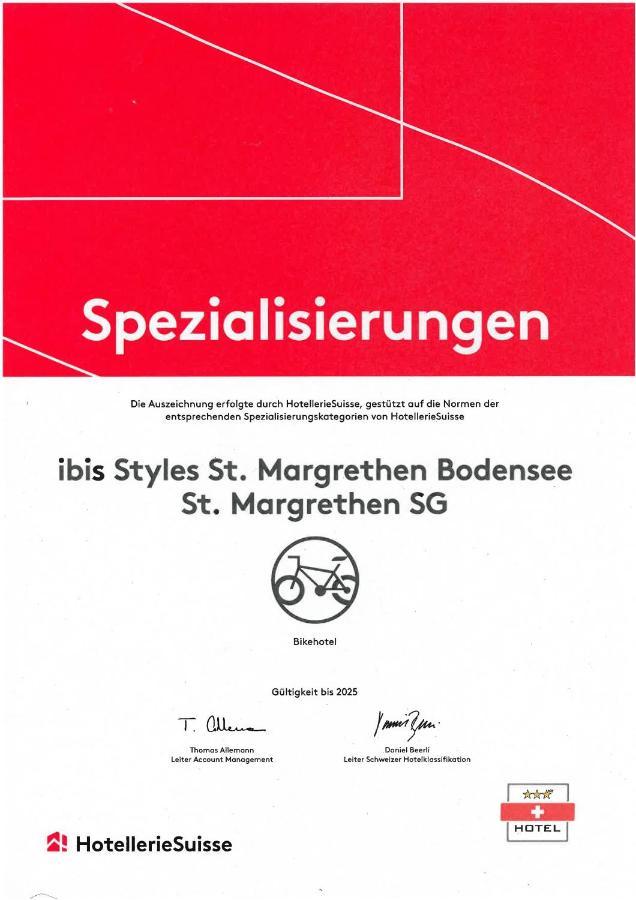 Ibis Styles St Margrethen Bodensee St. Margrethen Экстерьер фото